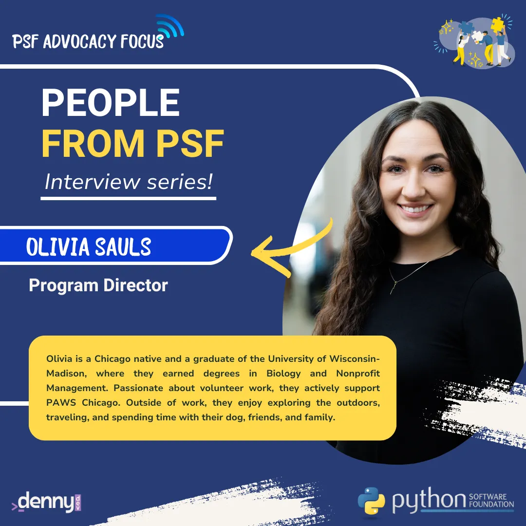 People from PSF: Meet Olivia Sauls